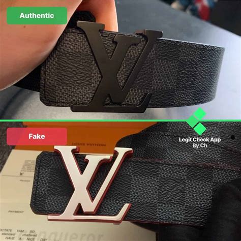 how to spot a fake louis vuitton inventeur belt|real louis vuitton damier belt.